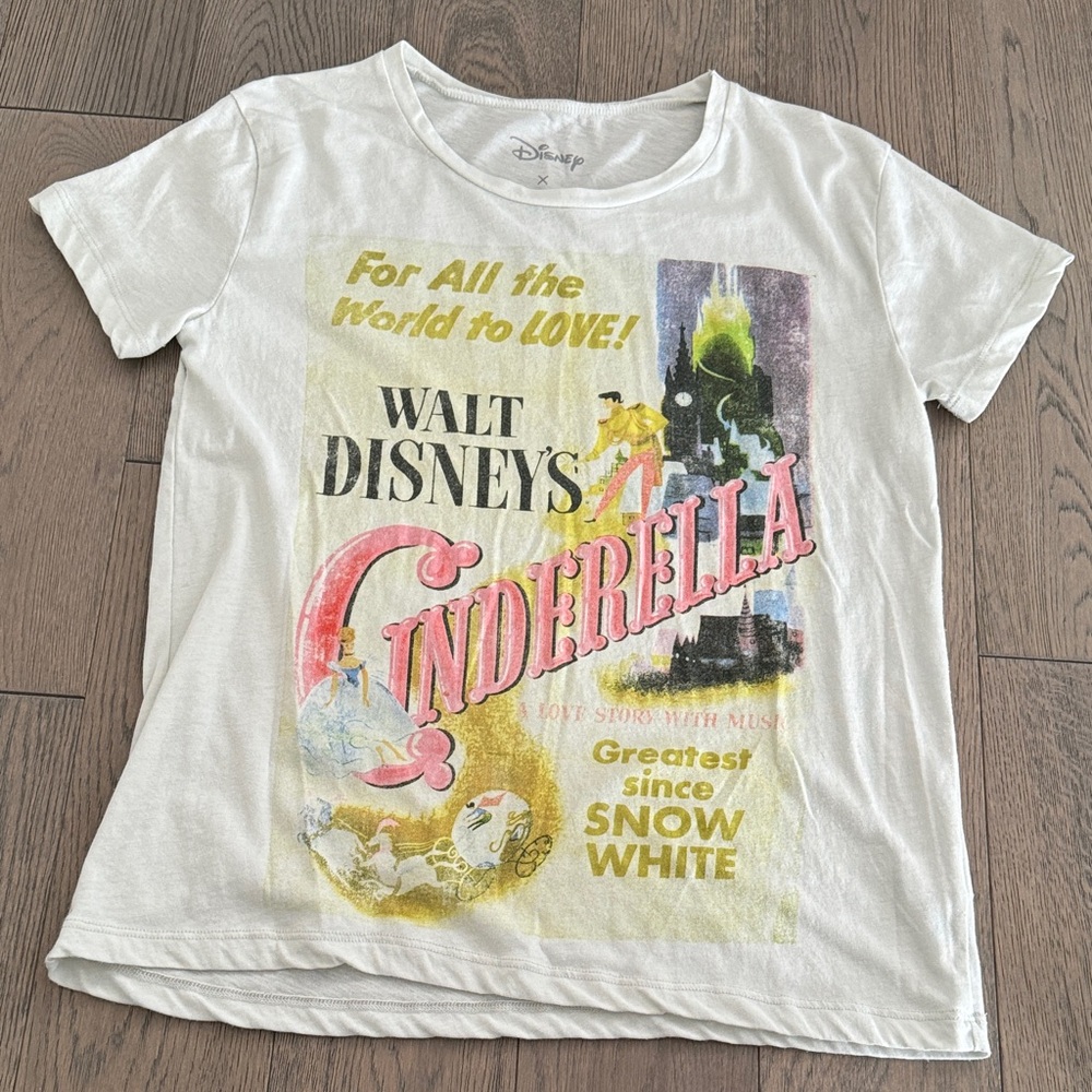 Chaser White Cinderella Graphic Tee